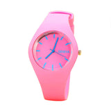 Candy-colored Sports Jelly Silicone Strap Watch