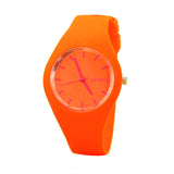 Candy-colored Sports Jelly Silicone Strap Watch