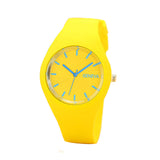 Candy-colored Sports Jelly Silicone Strap Watch