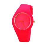 Candy-colored Sports Jelly Silicone Strap Watch