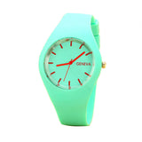 Candy-colored Sports Jelly Silicone Strap Watch