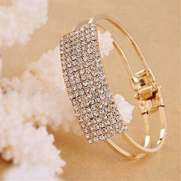 Bracelet Femme 2016 New Fashion Elegant Flash All Over The Sky Star Wristband Bracelets Crystal Bracelet  for Women