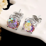 New Style Color Earrings Korean Small Fresh Creative 6MM Fashion Earrings &  Pendant Necklace Hot selling