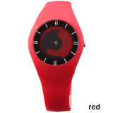 BOAMIGO creative women sport quartz watches fashion dress ladies rubber band watches women's red blue wristwatches clock relojes