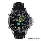 men sports watches dual display quartz watches analog digital LED watches rubber strap BOAMIGO brand Electronic 30M wristwatches