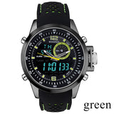 men sports watches dual display analog digital LED watches BOAMIGO brand Electronic quartz watches rubber band  30M waterproof