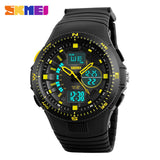 SKMEI Brand Men Sports Watches fashion dual display watches analog Digital LED Quartz waterproof  Wristwatches relogio masculino